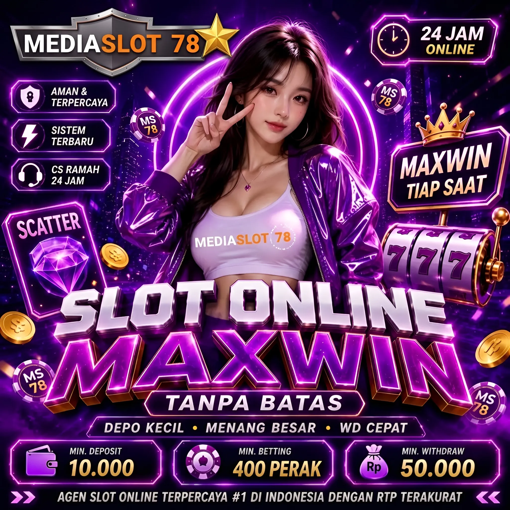 MEDIASLOT78 | Portal Slot Online Favorit Indonesia: Main Hemat, Hasil Hebat!